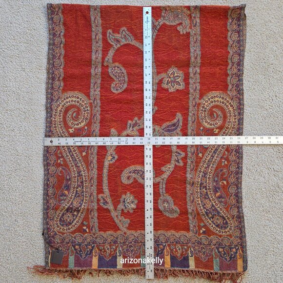 NWT Devernois Woven Wool Scarf French - Picture 14 of 15